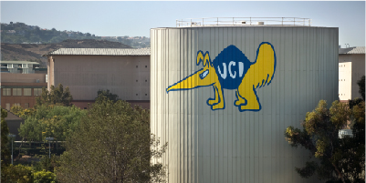anteater water tower