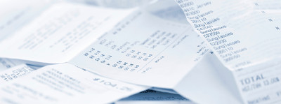 pile of receipts