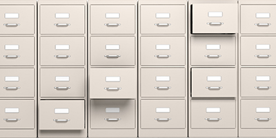 filing cabinets